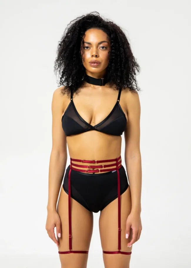 Пояс-підв’язки – BUTTERFLY SOUL – Червоний - 7Queens Kyiv 1417 2 scaled