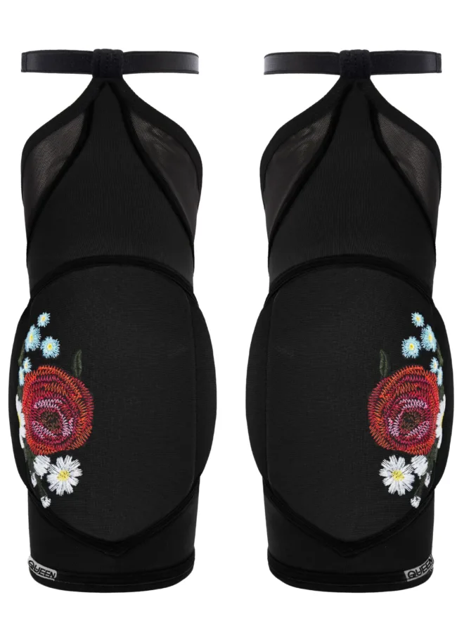 Classic Knee Pads with Mesh – PEACE – Black - 82 scaled